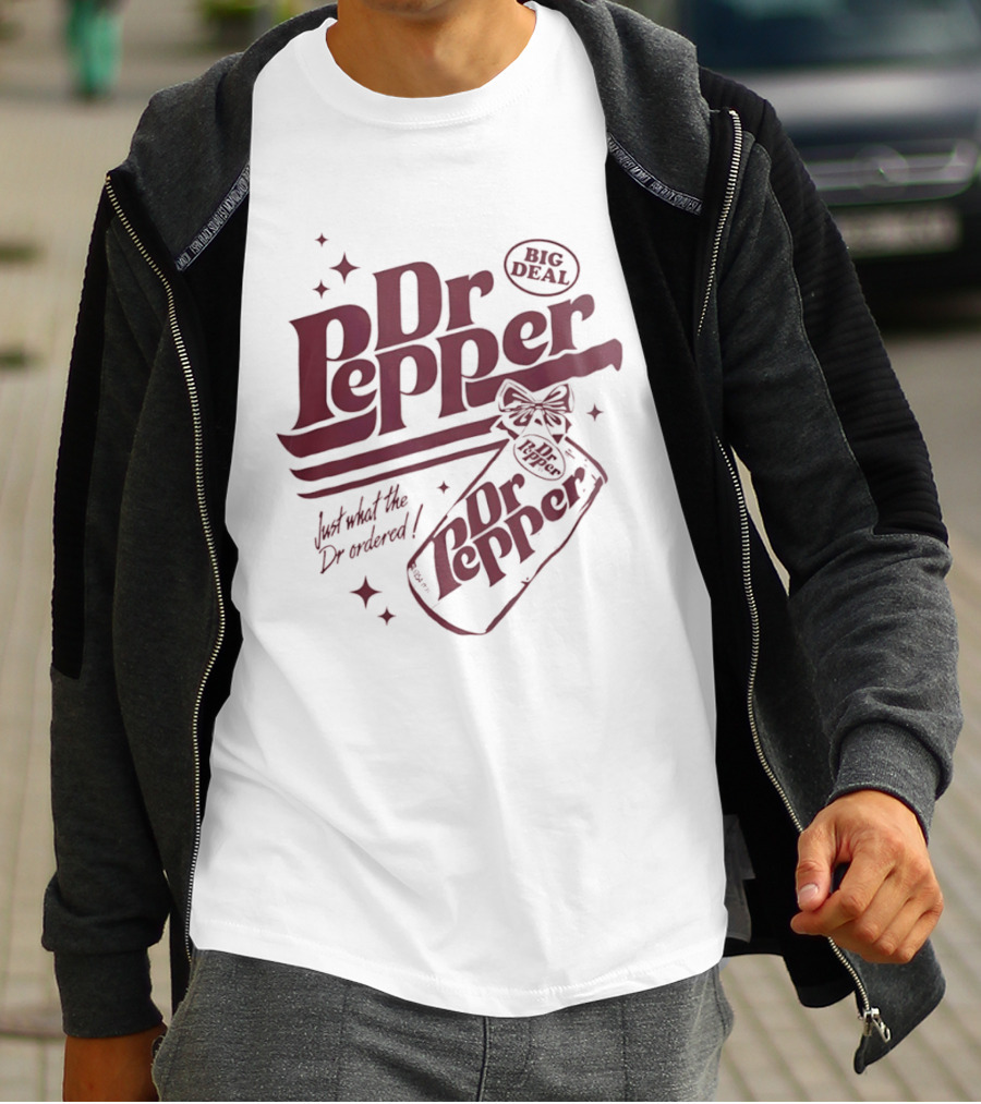 Dr Pepper Big Deal Just What The Dr Ordered Retro Bottle T-Shirt