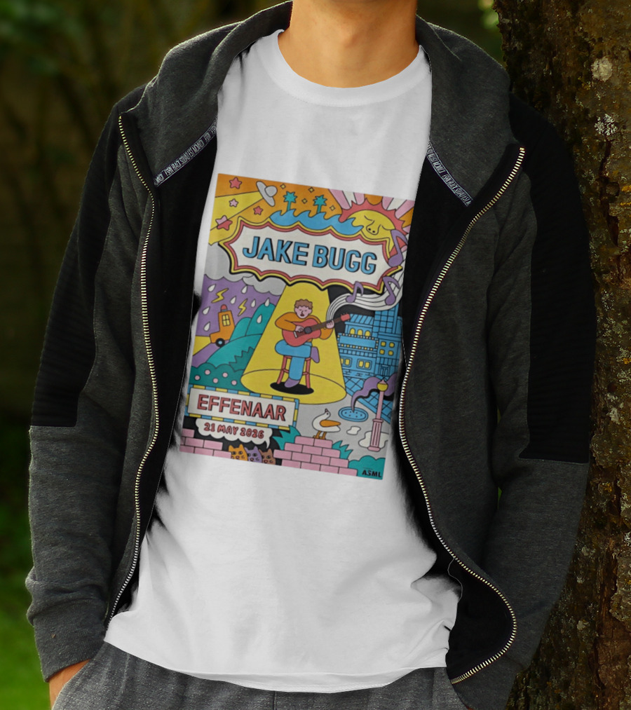 Jake Bugg Effenaar 21 May 2026 Pop Art Style Concert Event T-Shirt