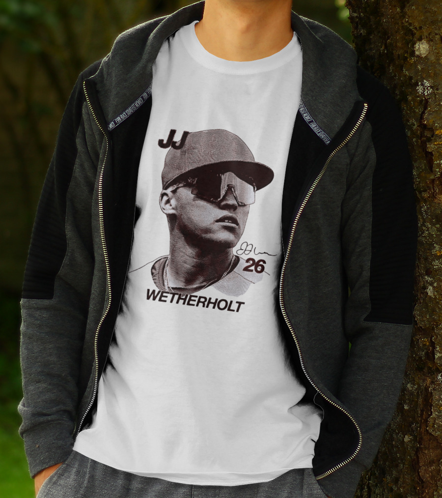 JJ Wetherholt 26 St. Louis Cardinals Baseball Big Head T-Shirt