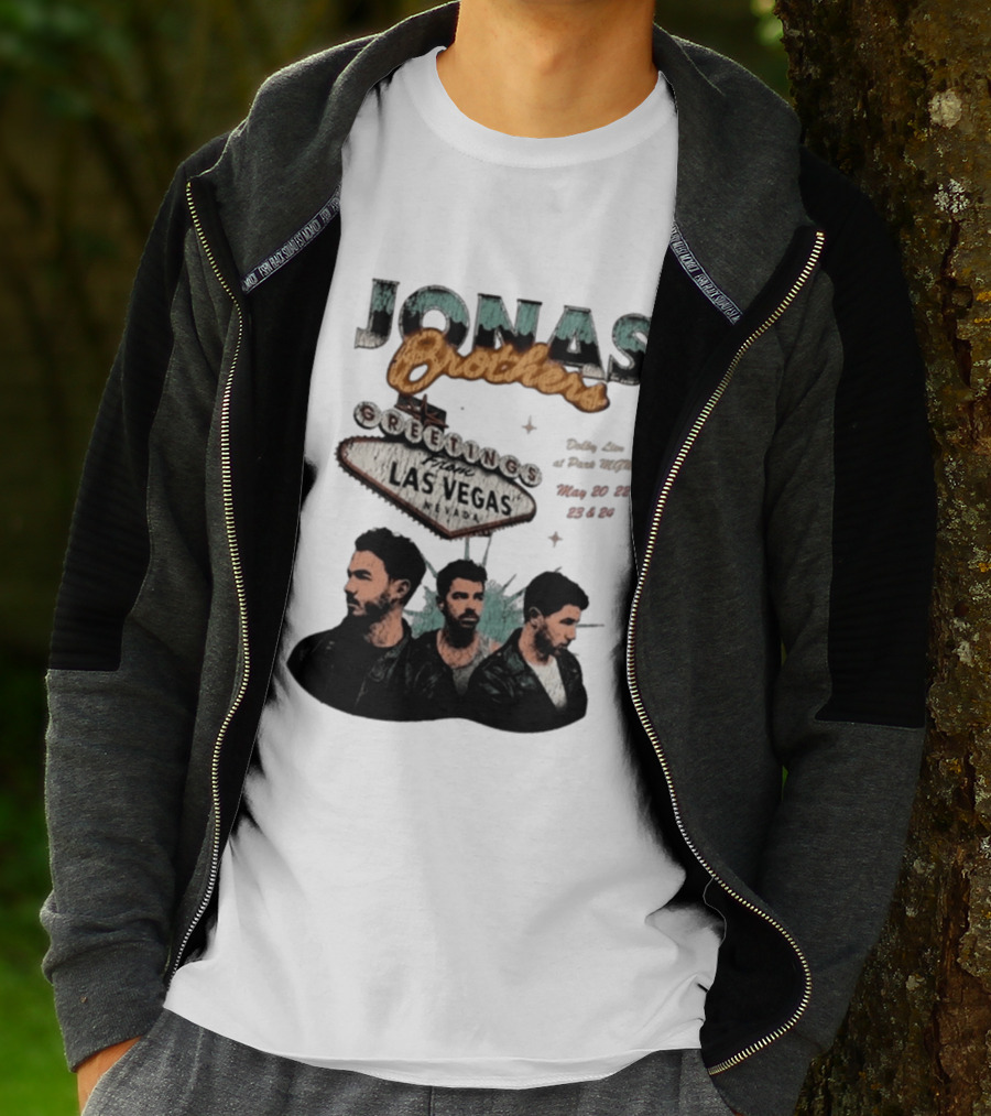 Jonas Brothers Greetings From Las Vegas Nevada May 17 18 2026 Event T-Shirt