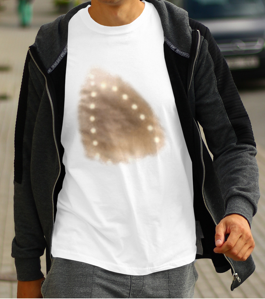 Peep Szczesny Iron Burnt Circle Light Shell T-Shirt