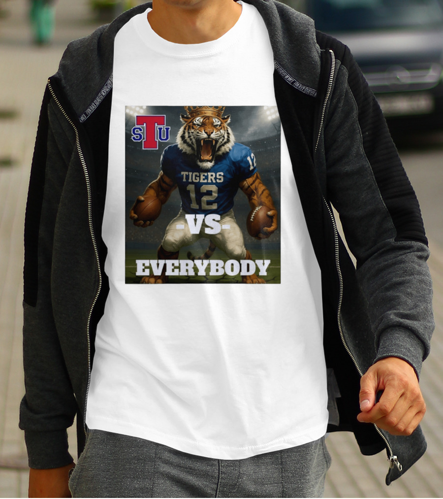 Tennessee State Tigers Football Vs Everybody Fierce Mascot Sports Rivalry T-Shirt