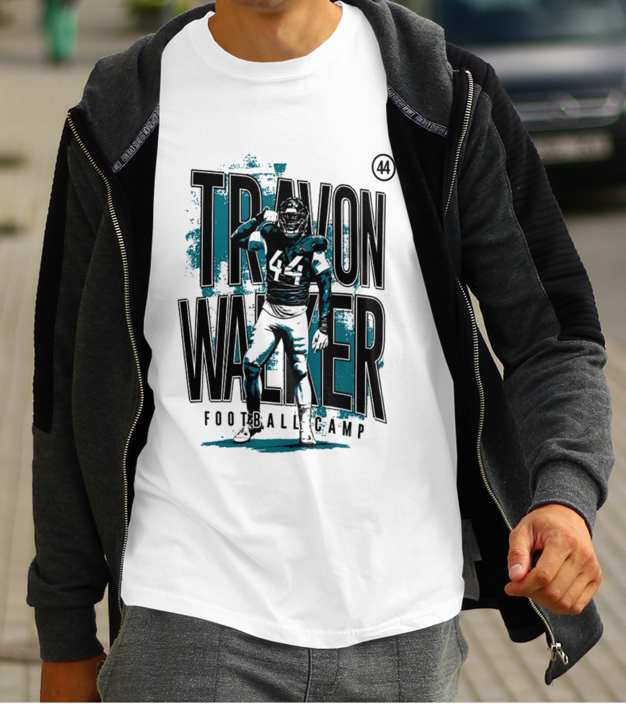Travon Walker 44 Jacksonville Football Camp T-Shirt