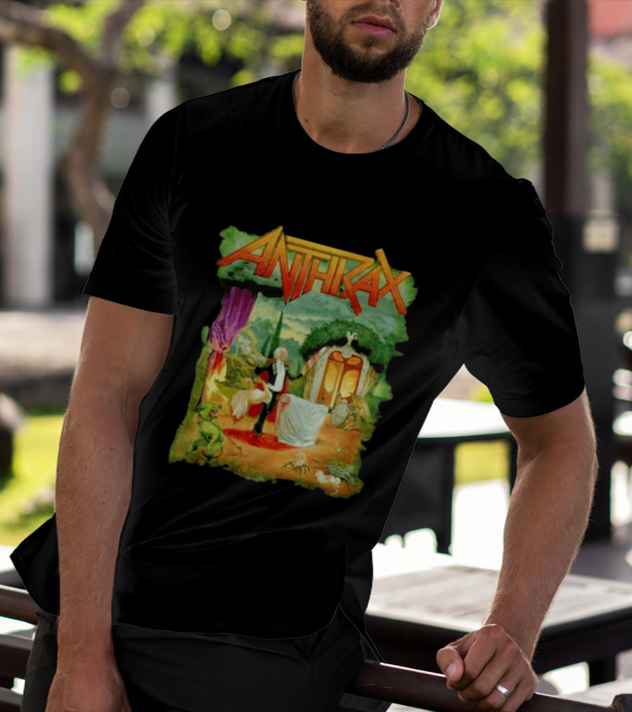 Anthrax Cursum Perficio Theatrical Scene With Creatures T-Shirt