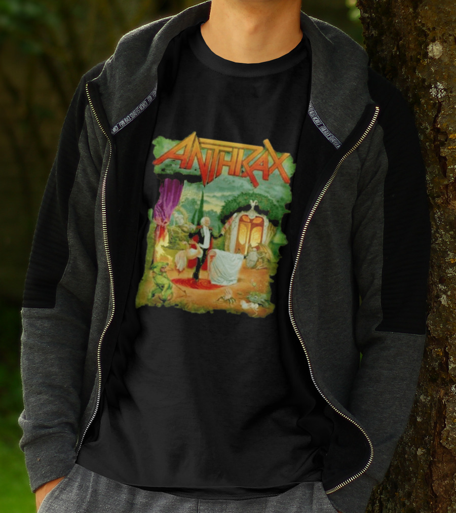 Anthrax Cursum Perficio Theatrical Scene With Creatures T-Shirt