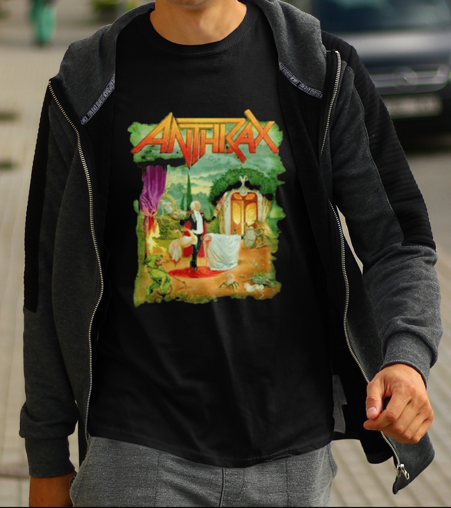 Anthrax Cursum Perficio Theatrical Scene With Creatures T-Shirt