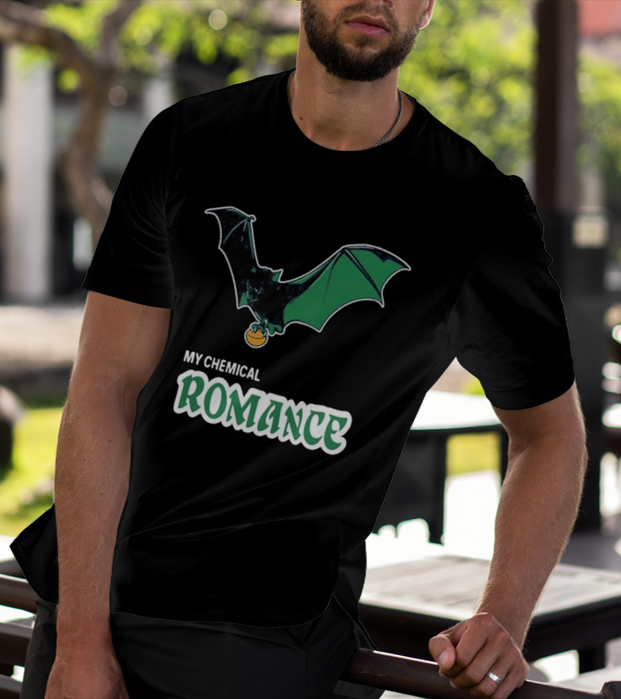 My Chemical Romance Bat Green Logo Philadelphia 08 15 2025 T-Shirt