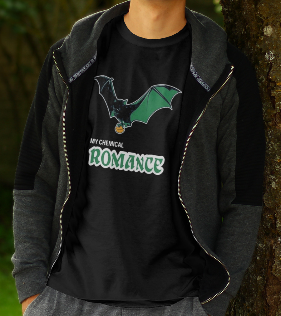 My Chemical Romance Bat Green Logo Philadelphia 08 15 2025 T-Shirt