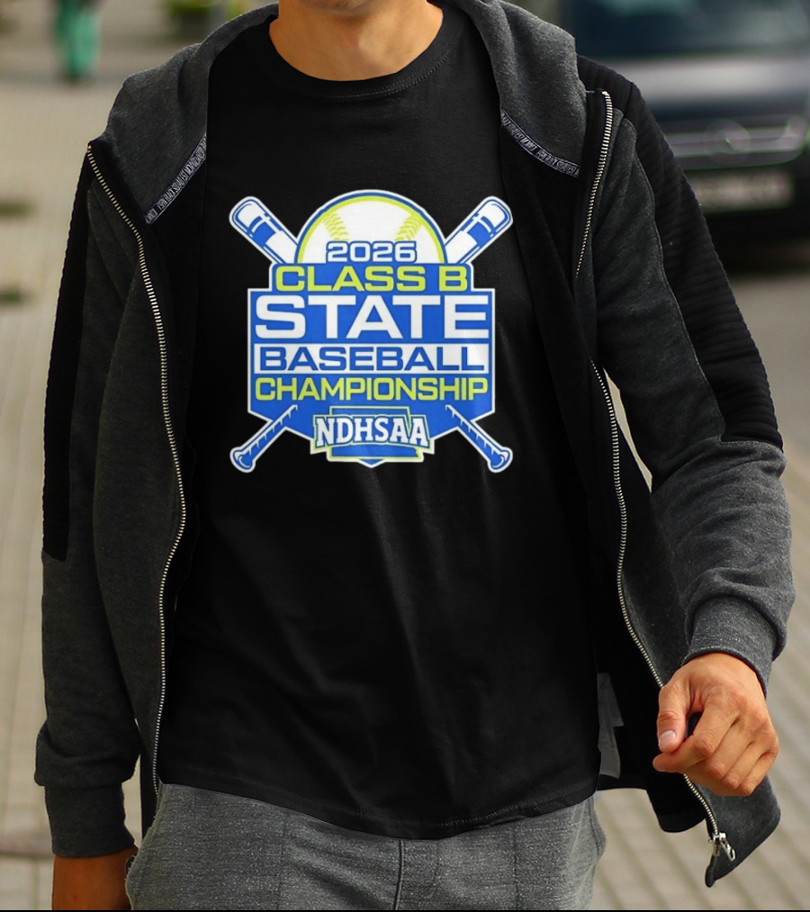 2026 NDHSAA Class B State Baseball Championship Merchandise T-Shirt