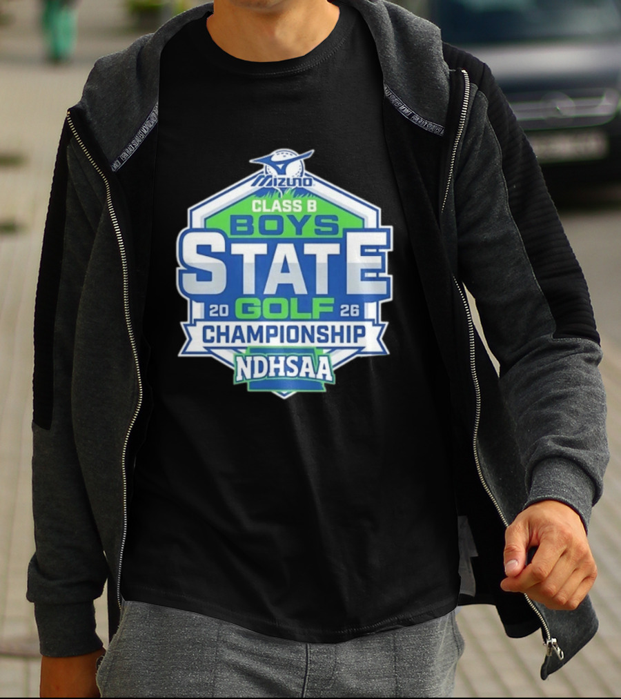 NDHSAA Mizuno Class B Boys State Golf Championship 2026 T-Shirt