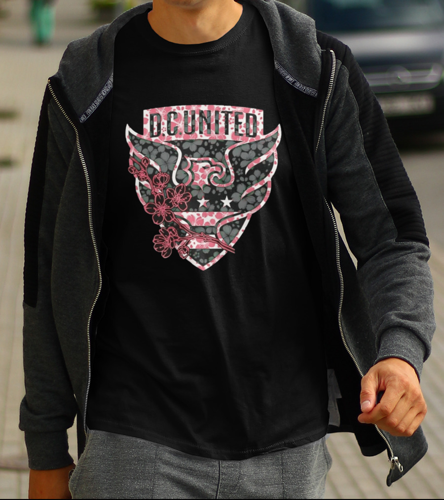 D.C. United Cherry Blossom Floral Crest T-Shirt