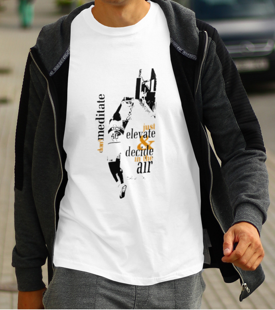 Meditate Elevate Decide Air Shawn Kemp Above The Rim T-Shirt