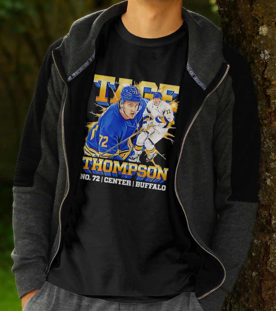 Tage Thompson No. 72 Buffalo Center T-Shirt