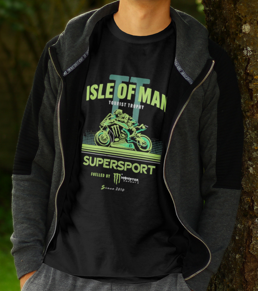 Isle Of Man TT Tourist Trophy Supersport Powered By Monster Energy Since 2010 T-Shirt