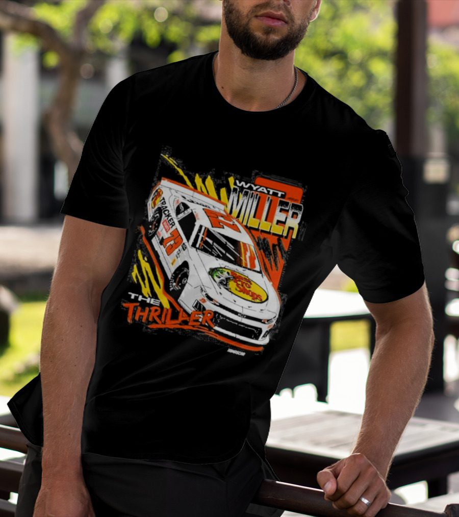 Wyatt Miller Racing Thriller 2026 Late Model Stock Bass Pro T-Shirt