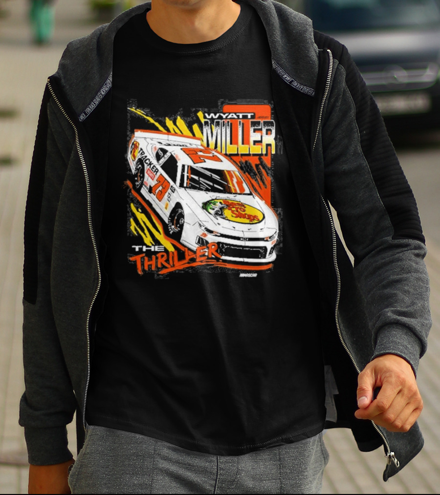Wyatt Miller Racing Thriller 2026 Late Model Stock Bass Pro T-Shirt