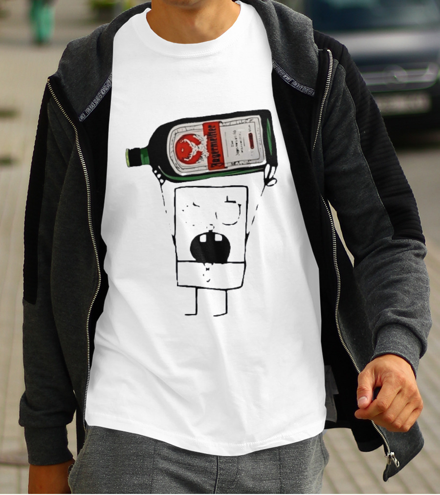 Doodlebob Jagermeister Bottle T-Shirt