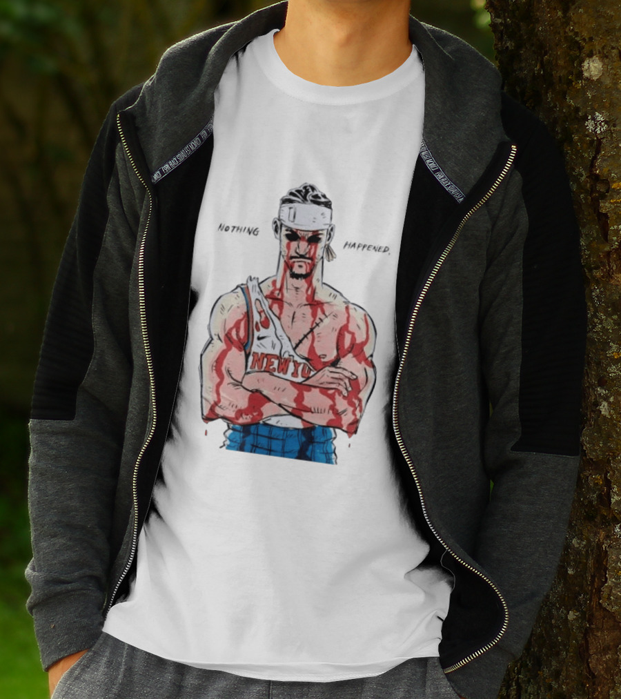 Roronoa Zoro Knicks Nothing Happened Crossover With Josh Hart T-Shirt