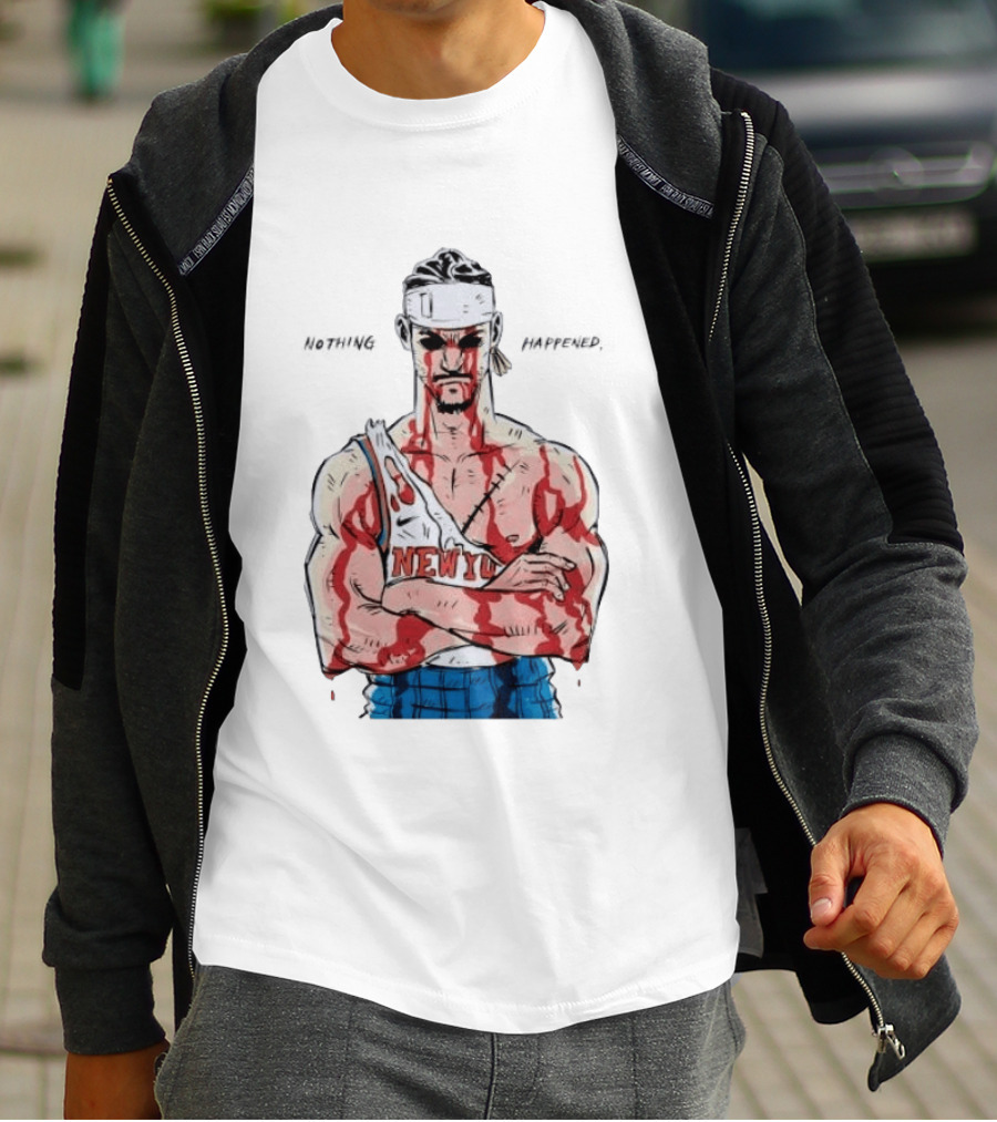 Roronoa Zoro Knicks Nothing Happened Crossover With Josh Hart T-Shirt