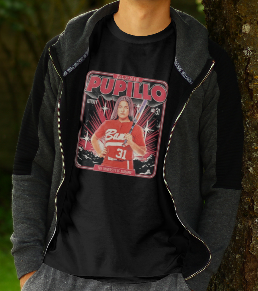 Alexis Pupillo 31 Alabama Crimson Tide Softball University Of Alabama Utility T-Shirt