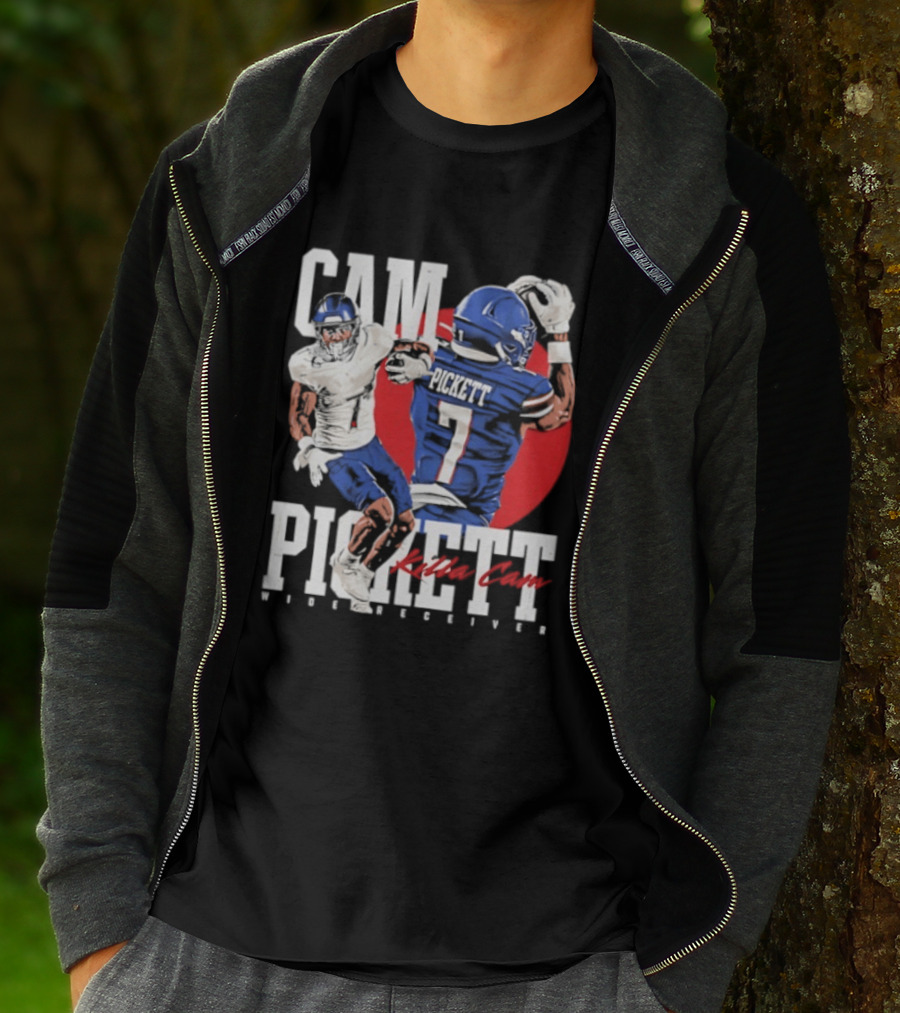 Cam Pickett Killa Cam Kansas Jayhawks Wide Receiver Football T-Shirt