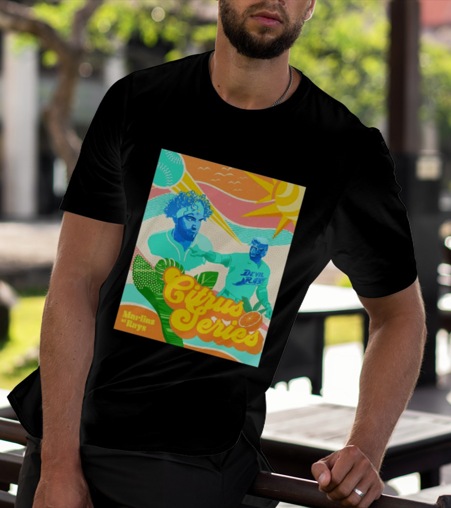 Citrus Series Miami Marlins Tampa Bay Devil Rays T-Shirt