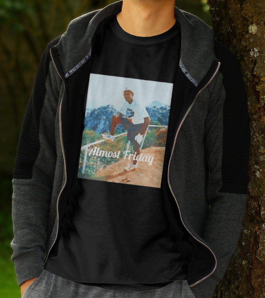 Michael Jordan Golfing Almost Friday Scenic View T-Shirt