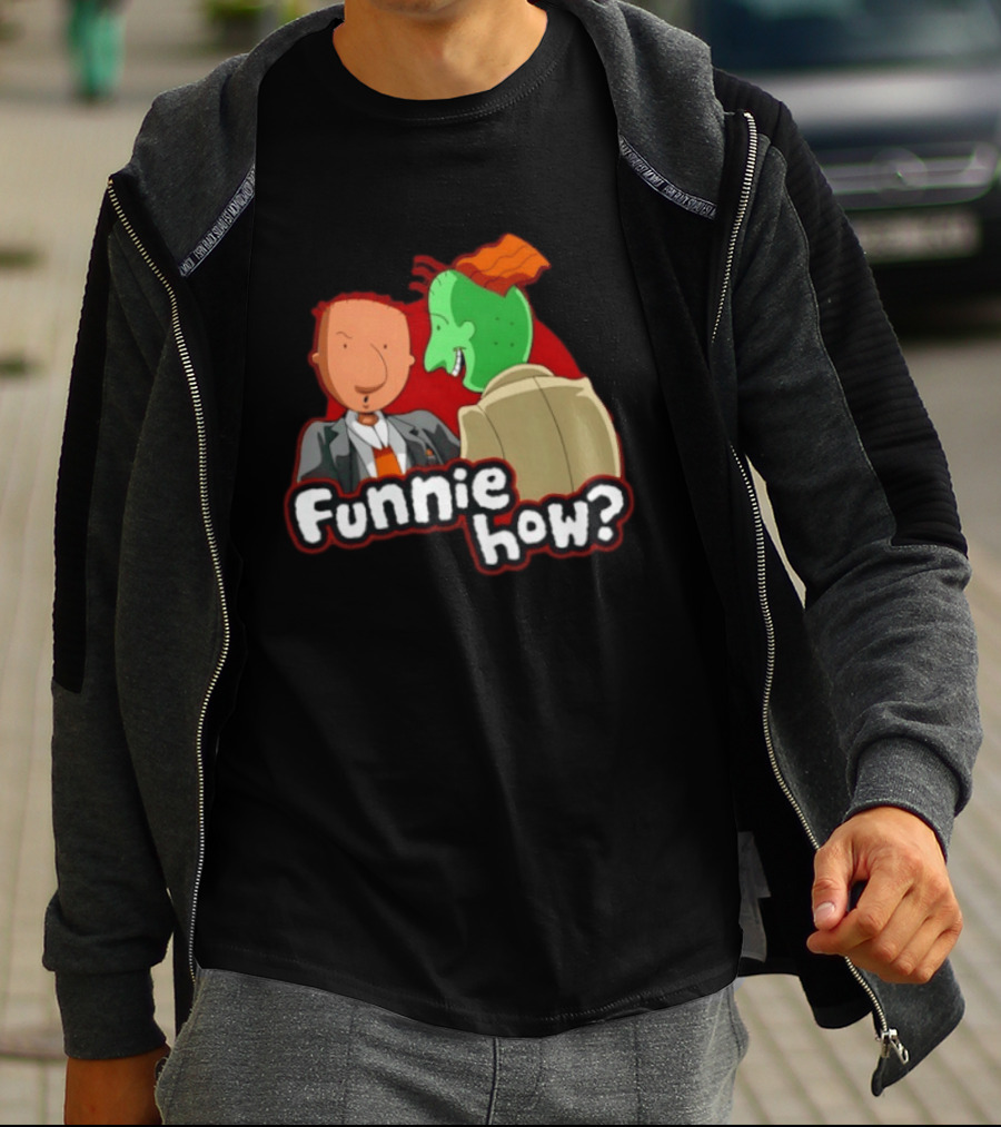 Doug Funnie Funny How Animated Series Characters Meeting T-Shirt
