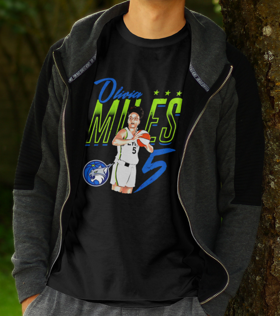 Olivia Miles Minnesota Lynx 5 Star Player T-Shirt