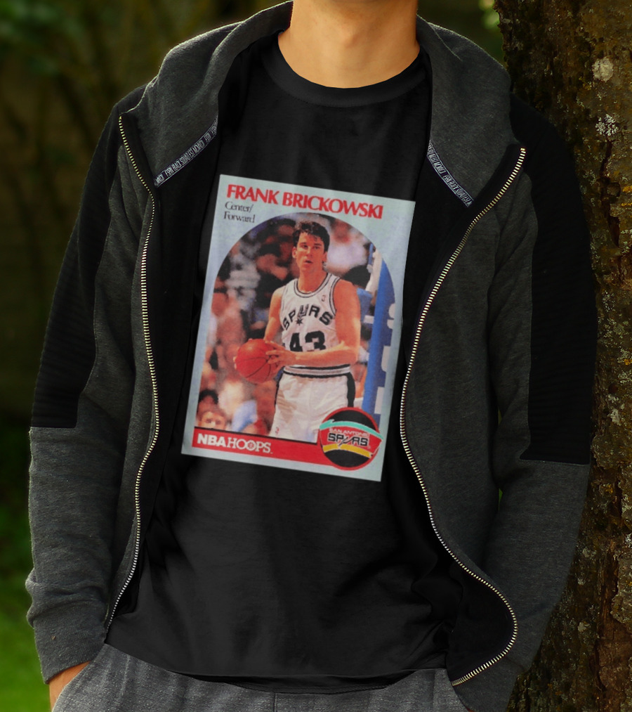 Frank Brickowski Center Forward San Antonio Spurs NBA Hoops T-Shirt