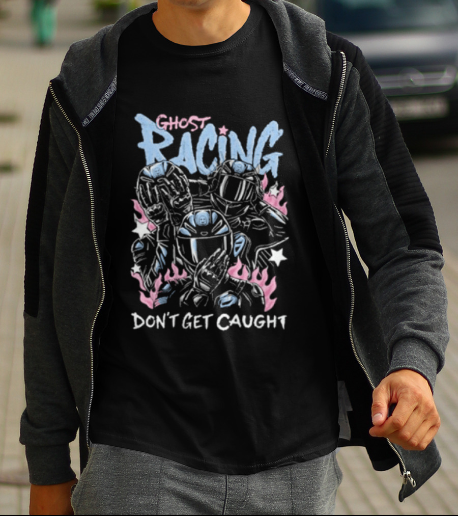 Ghost Racing The Big 3 Don't Get Caught Racing T-Shirt