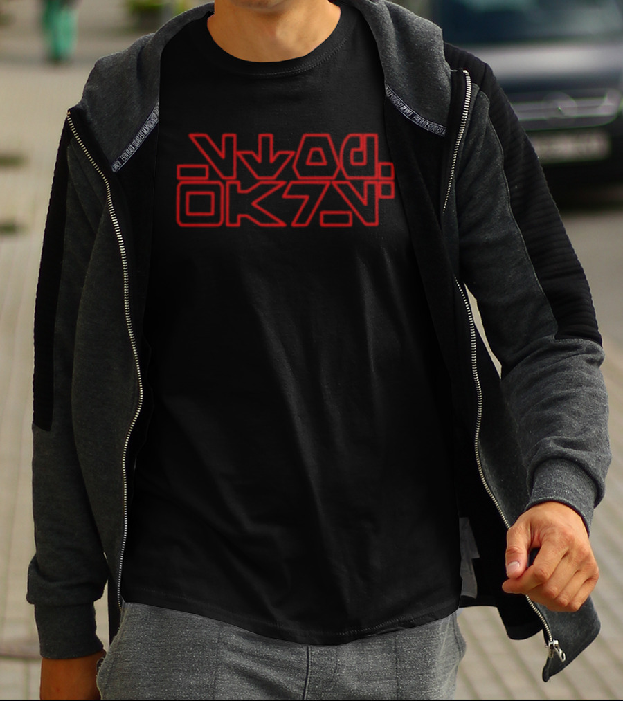 Stop Wars Okin Bold Red T-Shirt