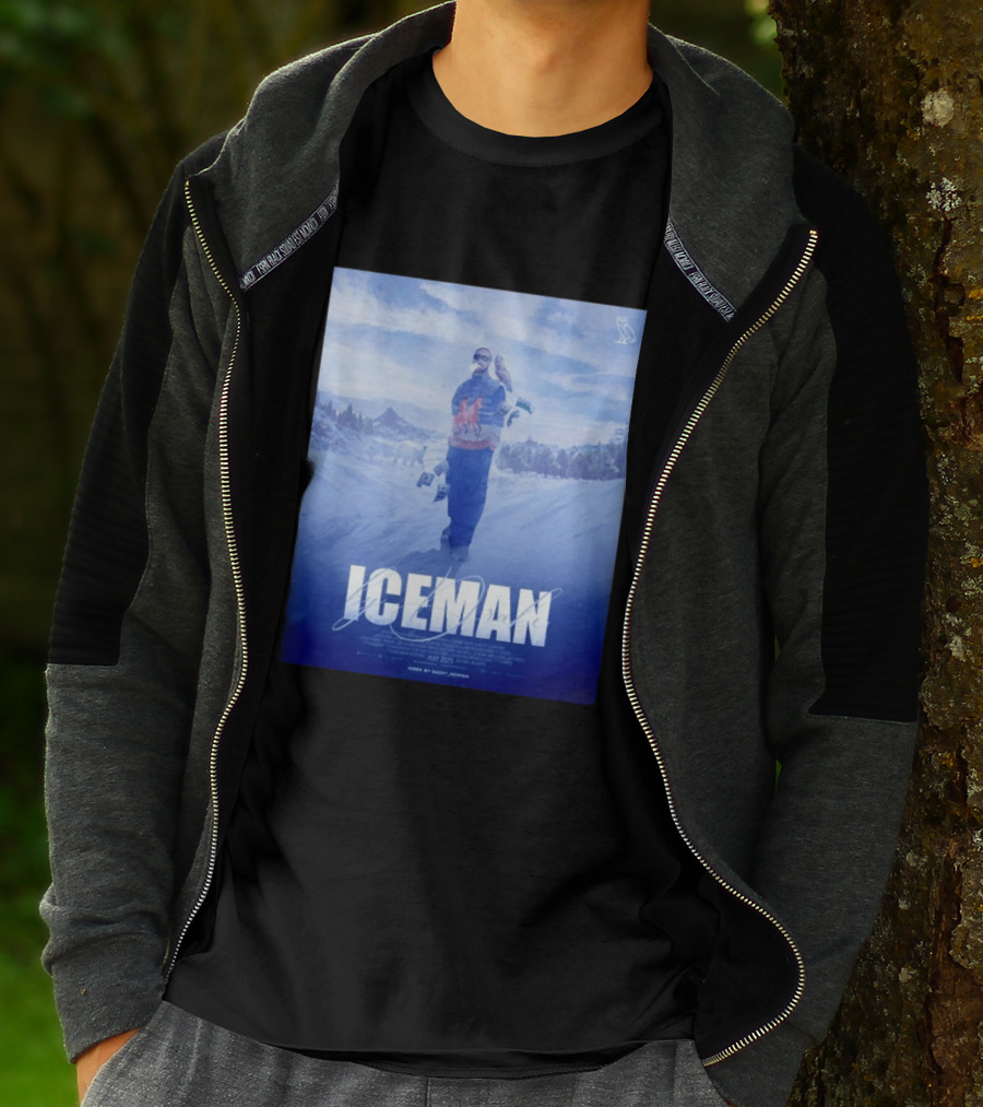ICEMAN By Drake Featuring Saint Justin OVO Collaboration 2025 Winter Snowy Landscape T-Shirt