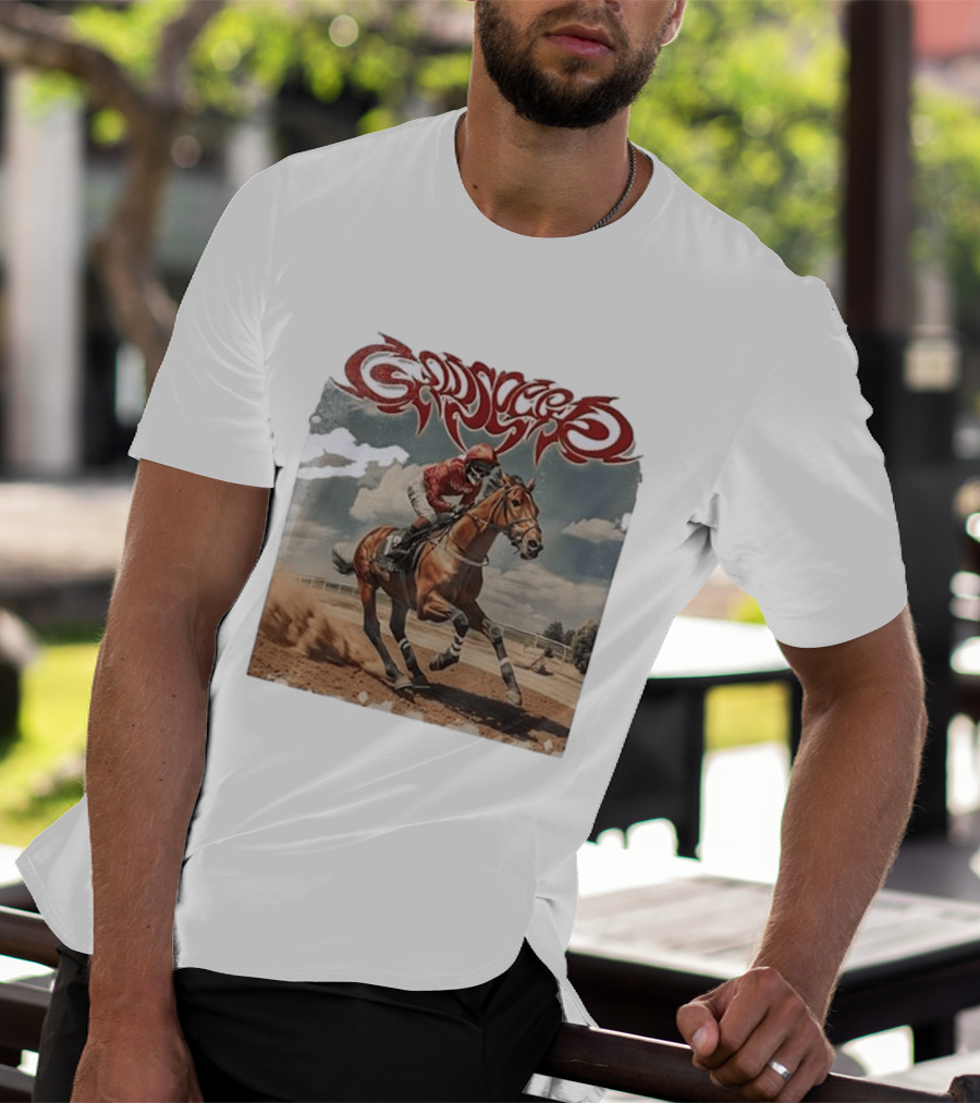 Godspeed Thoroughbred Racing Out Of Many One Bone T-Shirt