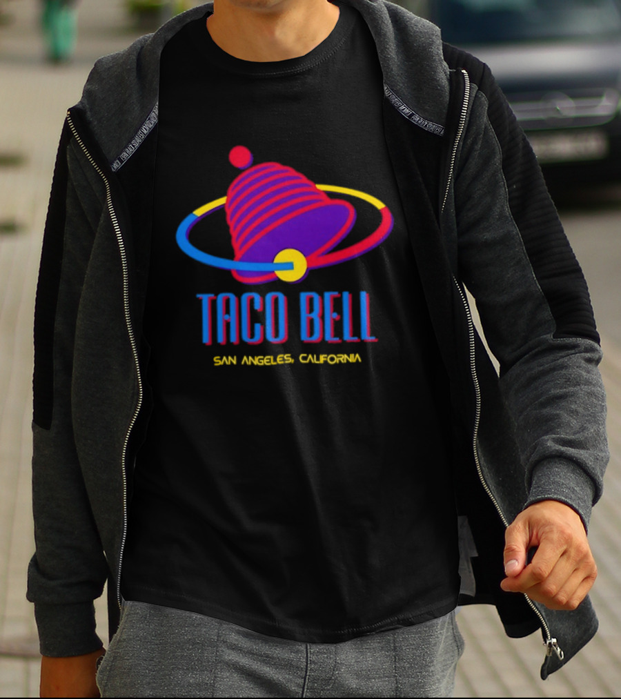 Taco Bell San Angeles California Retro Futuristic T-Shirt