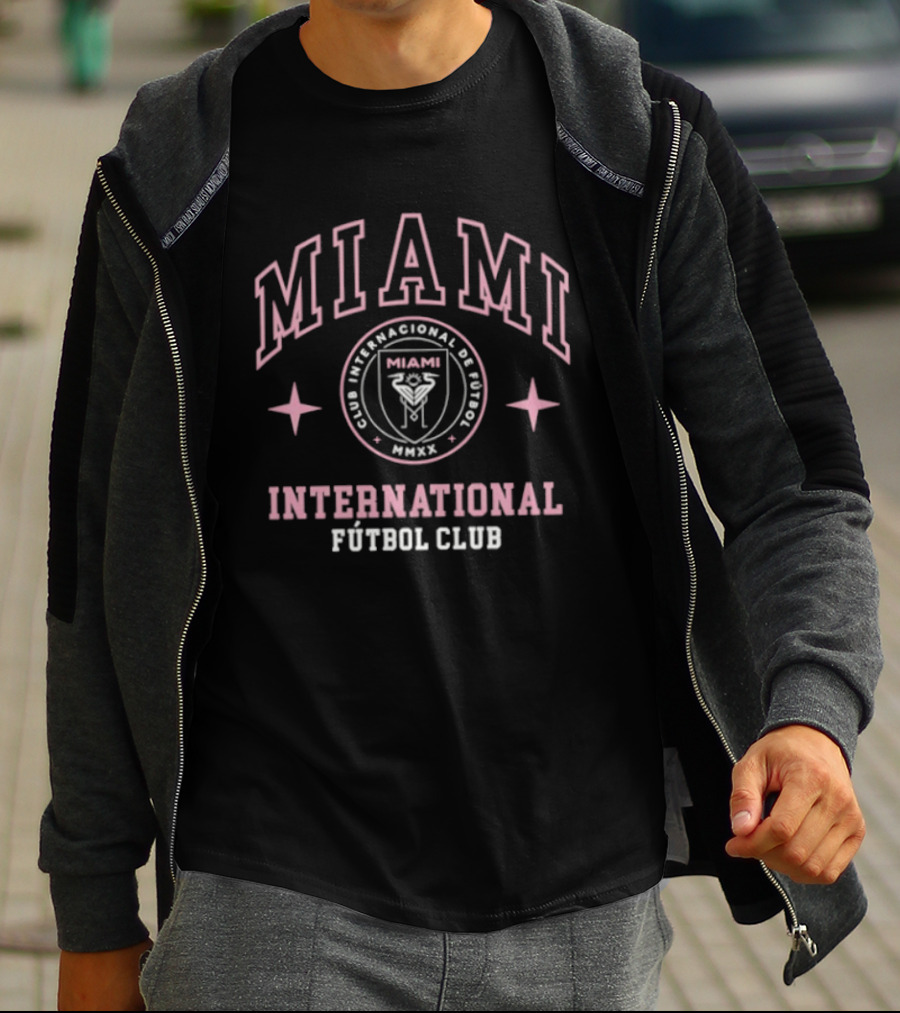 Miami Club Internacional De Fútbol 2026 Emblem MLS Soccer Team T-Shirt