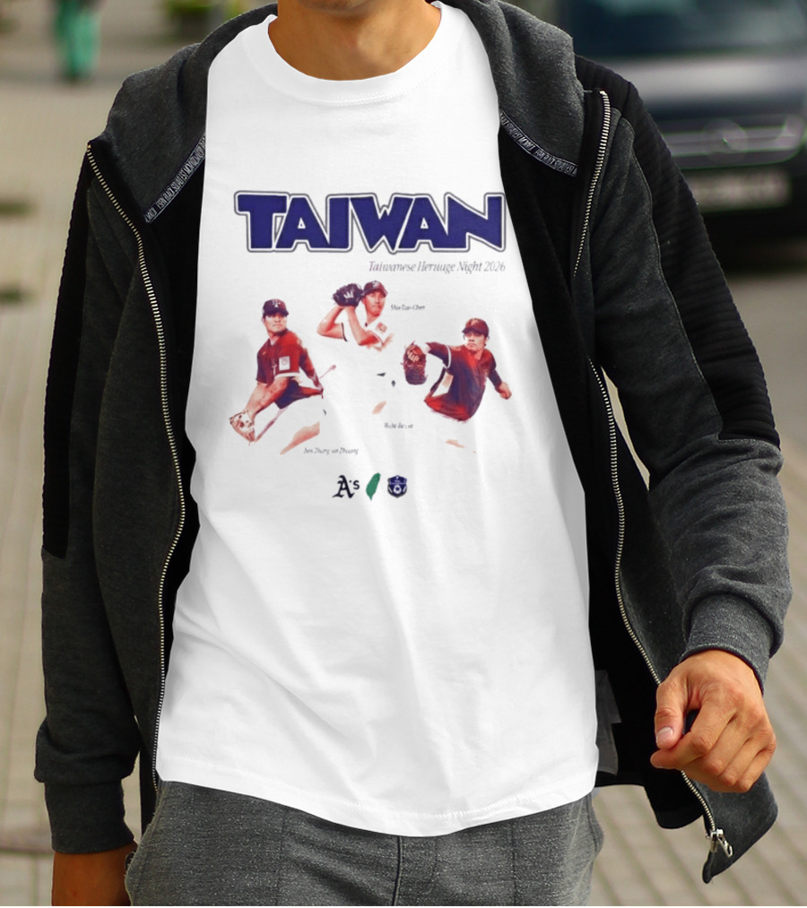 Taiwan Taiwanese Heritage Night 2026 Baseball Event Athletics T-Shirt