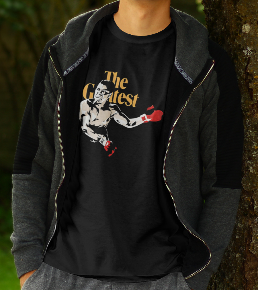 The Greatest Muhammad Ali Red Gloves Boxer T-Shirt