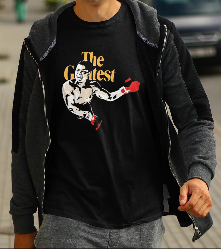 The Greatest Muhammad Ali Red Gloves Boxer T-Shirt