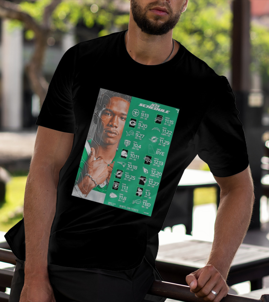 New York Jets 2026 Schedule NFL Matchups And Dates T-Shirt