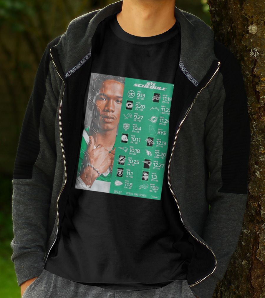 New York Jets 2026 Schedule NFL Matchups And Dates T-Shirt