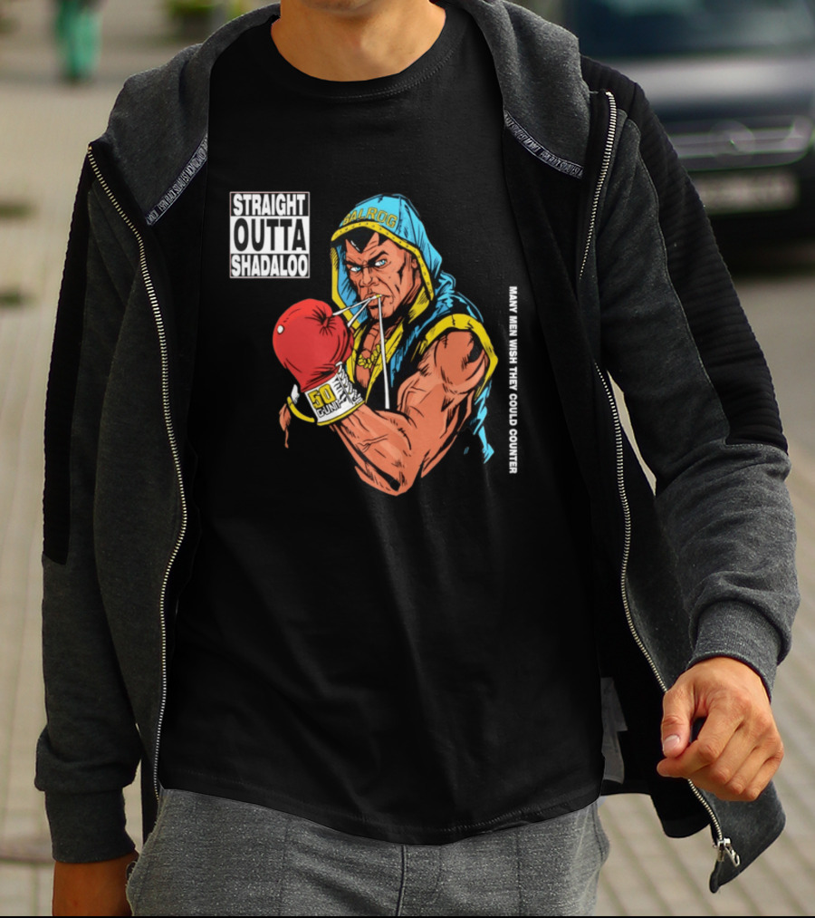 Straight Outta Shadaloo Balrog Boxer Many Men Wish They Could Counter 50 GUNZ T-Shirt