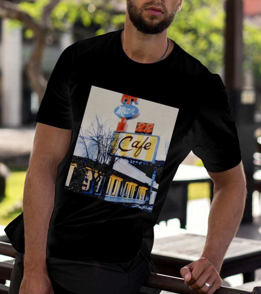 Twin Peaks Mar RR Cafe Sign Iconic Diner Scene T-Shirt