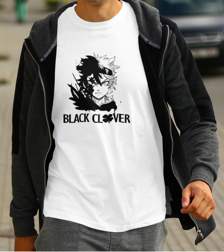 Black Clover Asta Split Demon Form Never Give Up Anime Manga 2026 Future Arc T-Shirt