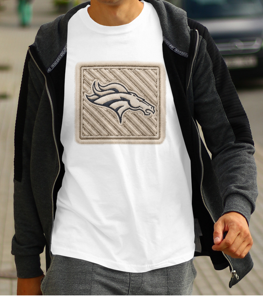 Broncos 2026 Training Camp Hat Patch With Embroidered Horse T-Shirt