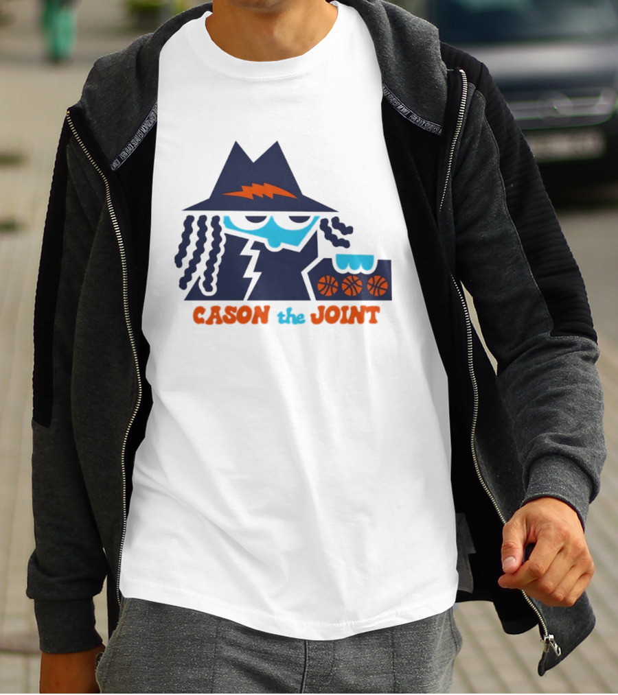 Cason The Joint Lightning Bolt Hat Basketball Trio T-Shirt