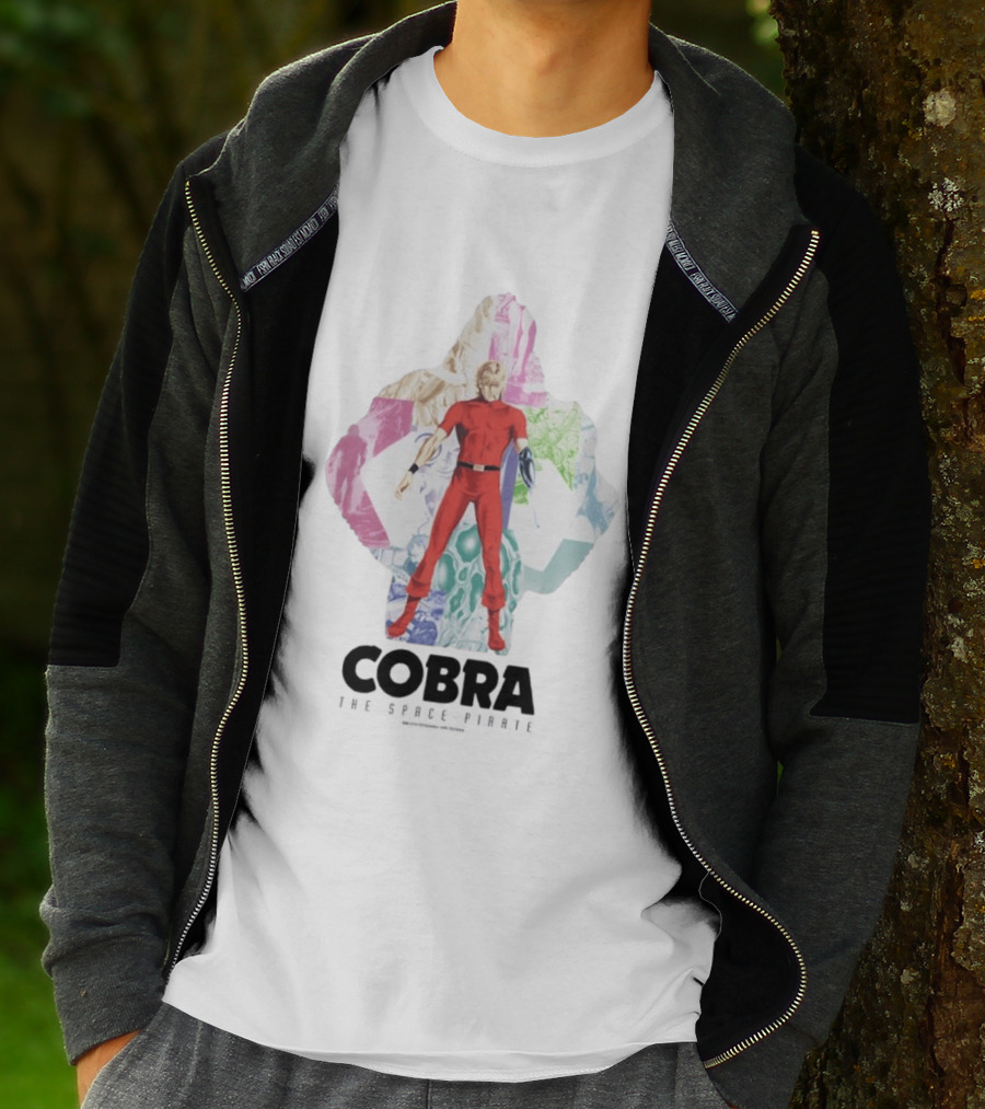 Cobra The Space Pirate Manga Vintage Collage T-Shirt