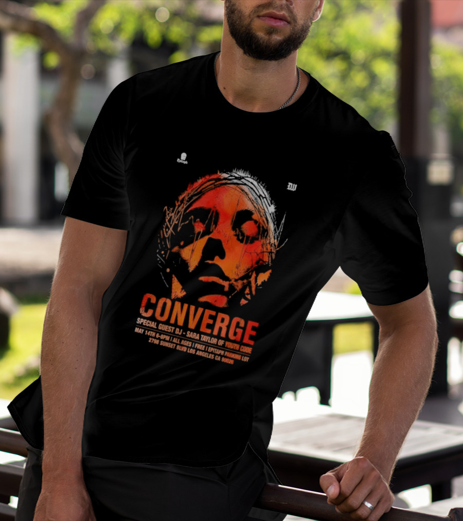 Converge Special Guest DJ Baba Tuesday Wonderland May 14 Los Angeles CA 2026 T-Shirt