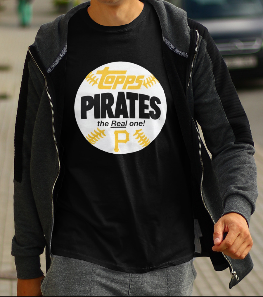 Topps Pirates The Real One MLB Pittsburgh Baseball T-Shirt