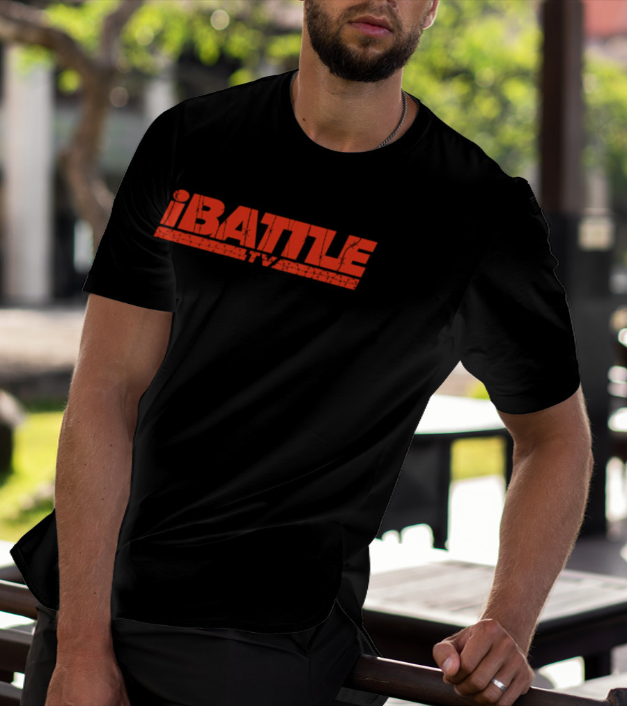 IBattleTV Barb Wire Streaming Entertainment Platform T-Shirt